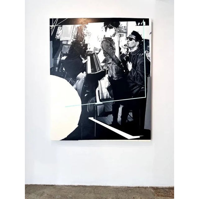 "The Big Tickle" by renowned contemporary artist Ian Shults is a bold, large-scale figurative painting that fuses vintage...