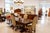 Italian Walnut Extension Dining Table With Inlay For Sale - Image 4 of 4
