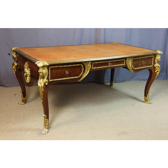 Large Louis XV Style Desk, 1890s For Sale - Image 16 of 16
