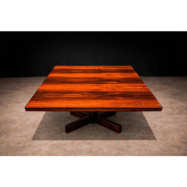 Wood Chanceler Coffee Table in Rosewood and Metal, Jorge Zalszupin, 1960s For Sale - Image 7 of 9