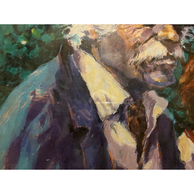 1970s 1960s "Destiny" a Seriagraph by Aldo Longo For Sale - Image 5 of 11