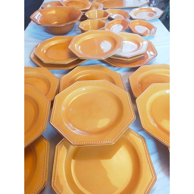 Terre De Provence Pottery Tableware, Set of 57 For Sale - Image 6 of 7