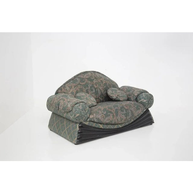 Set of Vintage Arabian Fabric Armchairs, 1970s For Sale - Image 10 of 12