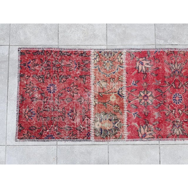 1960s 1960s Anatolian Bohemian Oushak Runner For Sale - Image 5 of 10