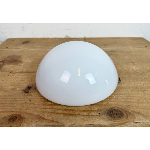 1960s Vintage Wall Light in Milk Glass, 1960s For Sale - Image 5 of 11