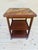 Brown Handcrafted Serving Cart Made of Rare Woods For Sale - Image 8 of 11