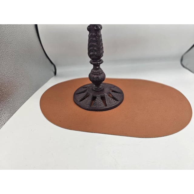 Art Deco Cast Iron Base Birdbath, 1940s For Sale - Image 3 of 8