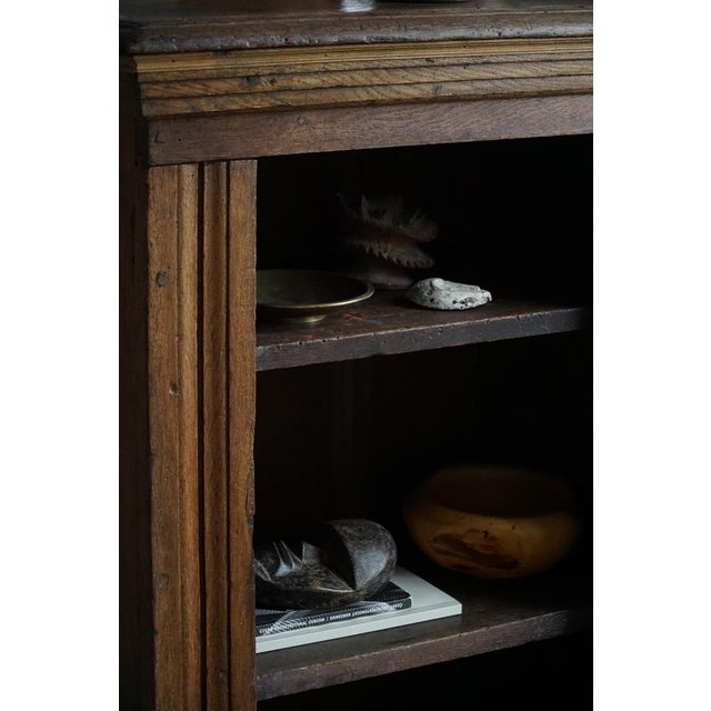 French Baroque Rustic Oak Cabinet with Paneled Door, Mid-19th Century For Sale - Image 5 of 18