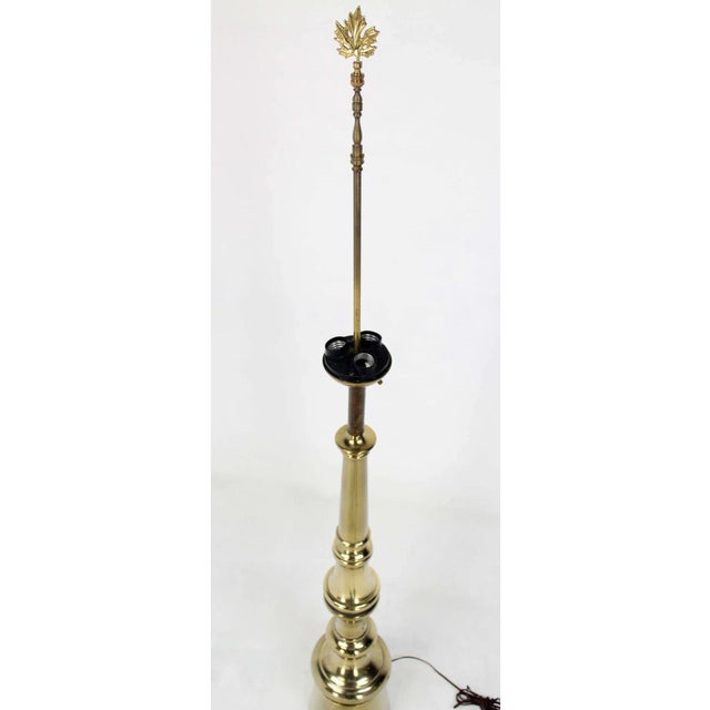 Mid-Century Modern Large Finial Shape Floor Lamp For Sale - Image 4 of 8