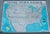 Traditional 1940s Illinois Cental Rail Road Wall Map For Sale - Image 3 of 3