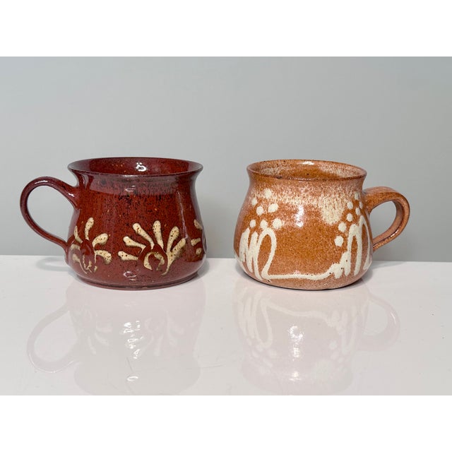 Handmade Ceramic Teapot and Cups from the Workshop of Helma Klett, Germany, 1980s, Set of 3 For Sale - Image 9 of 16