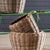 Here, s a smart idea a thick rattan planter tightly woven around grower, s pots. The plastic pot helps the weave retain...
