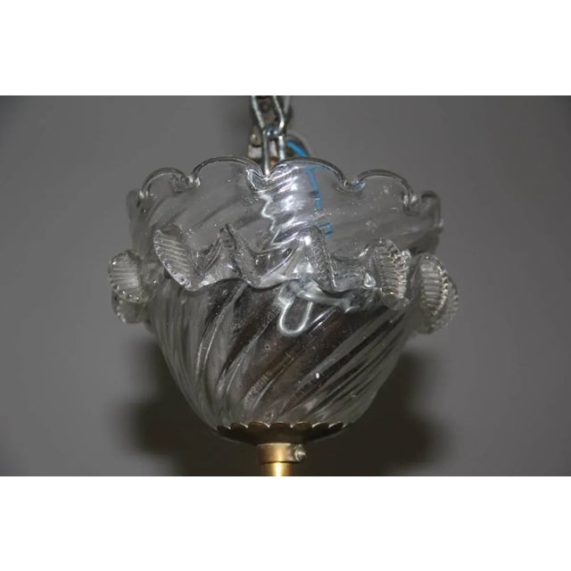 Murano Glass Chandelier from Barovier & Toso, 1940s For Sale - Image 9 of 11