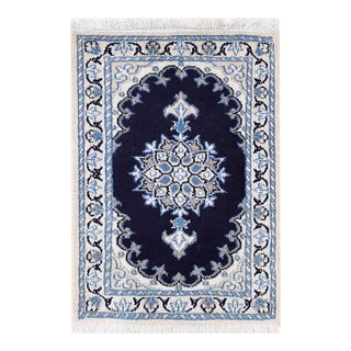 Pasargad DC Navy Blue Hand Knotted Rug For Sale