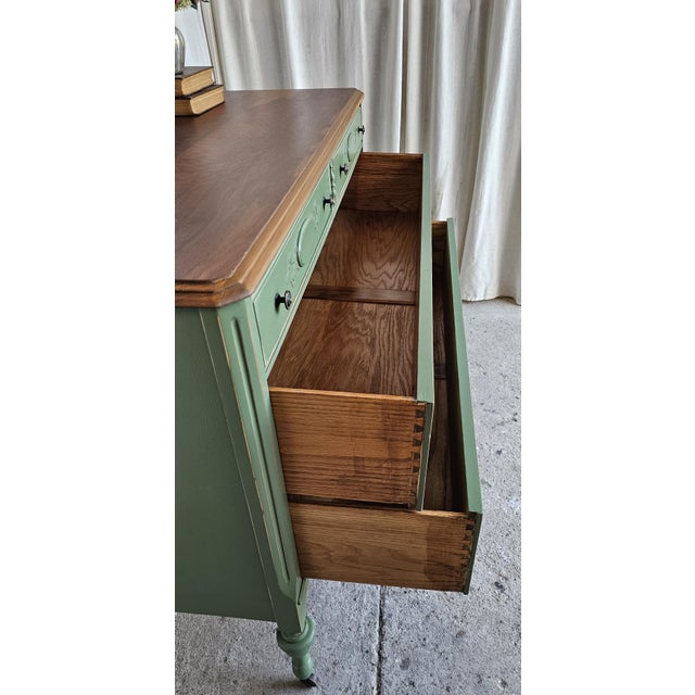 Vintage Green Dresser, 1930, Boho, Eclectic Style For Sale - Image 11 of 11