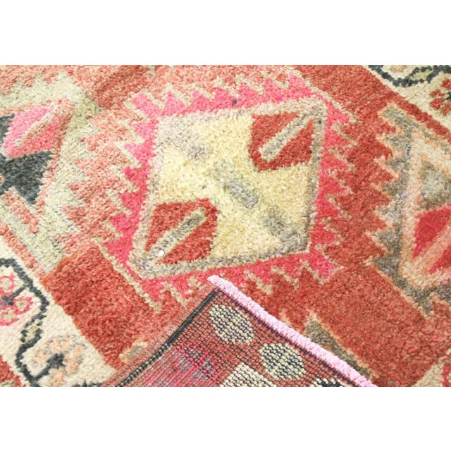 1960s Turkish Oushak Runner For Sale - Image 4 of 6