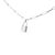 This cute and trendy diamond lock pendant necklace is a beauty made from fine .925 sterling silver. The pendant is in a...