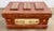 Rustic Antique Hand-Painted Wood Trunk Tool Chest For Sale - Image 3 of 12