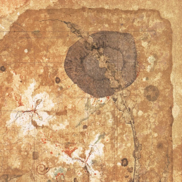 Paper 'Map of Life' by Ryonosuke Fukui, Circa 1965 For Sale - Image 7 of 11