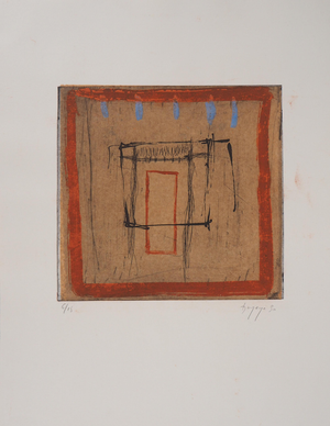 Didier Hagege, Opening, Hand Signed Etching, 1990