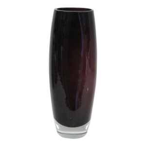 Amethyst Purple Decorative Vase Vintage Mid Century Modern Style Art Glass 4747b