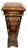 Grand French Empire Style Wood Pedestal – Ornate Inlay, Gilded Details & Marble Top For Sale