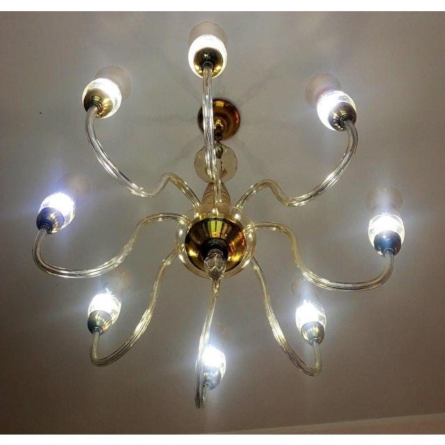 Italian De Majo Chandelier in Murano Glass, 1990 For Sale - Image 3 of 18