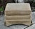 Vintage Ethan Allen Skirted & Pleated Bottom Ottoman W/Herringbone Fabric For Sale - Image 11 of 12