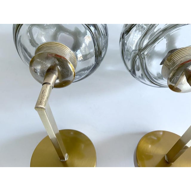 Vintage Murano Glass Sconces from Doria, 1970s, Set of 2 For Sale - Image 15 of 18