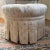 Early 21st Century Napoleonic Golden Bee Tufted Ottoman For Sale - Image 9 of 12