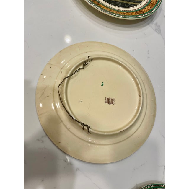 Gold Adams "Cries of London" Set of 3 Transferware Decorative Plates For Sale - Image 8 of 8