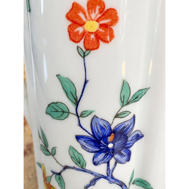 Late 20th Century Vintage Haviland Limoges France Shalimar Floral Porcelain Pitcher Creamer For Sale - Image 5 of 5