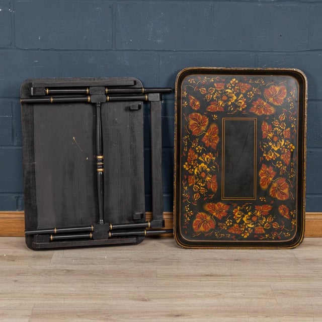 1950s Foldable Occasional Table, England, 1950 For Sale - Image 5 of 18