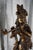 Bring timeless elegance and spiritual symbolism into your home with this striking vintage bronze sculpture depicting...