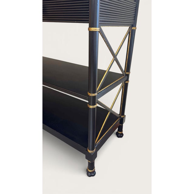 Sherrill Lighted Regency Etagere For Sale - Image 12 of 16