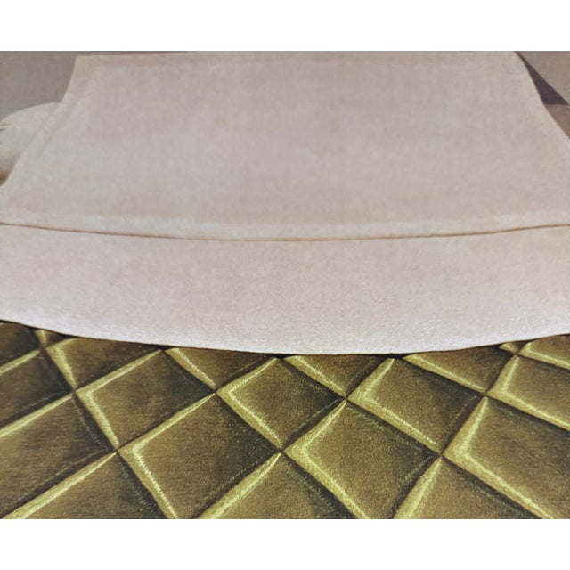 Paper Domenico Gnoli, Green Bed Cover, Print For Sale - Image 7 of 8