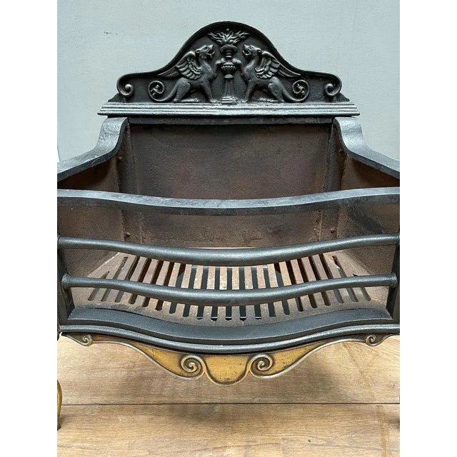 English Fire Grate by Thomas Elsley, 1860s For Sale - Image 4 of 8