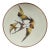 German Majolica Swallows Plate, Circa 1900 For Sale