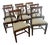 Antique Mahogany Dining Chairs, 1920s, Set of 8 For Sale