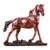 Gilt Bronze Cloisonné Enamel Horse Figure on Rockwork Base For Sale