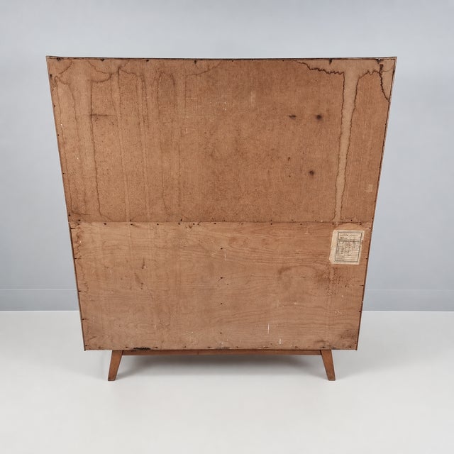 Wood Vintage Display Cabinet by Hubert Nepozitek and Bohumil Landsman for Jitona, 1960s For Sale - Image 7 of 9