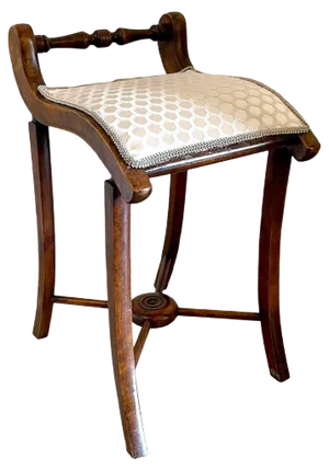 Antique Victorian Music Chair
