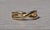 The Angel Park: Bypass Style Yellow Gold Toe Ring or Mid Finger Ring. The ring features two yellow gold sections which...