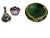Black Chinoiserie Set of 3 Old Cloisonné Enamel Objects For Sale - Image 8 of 12