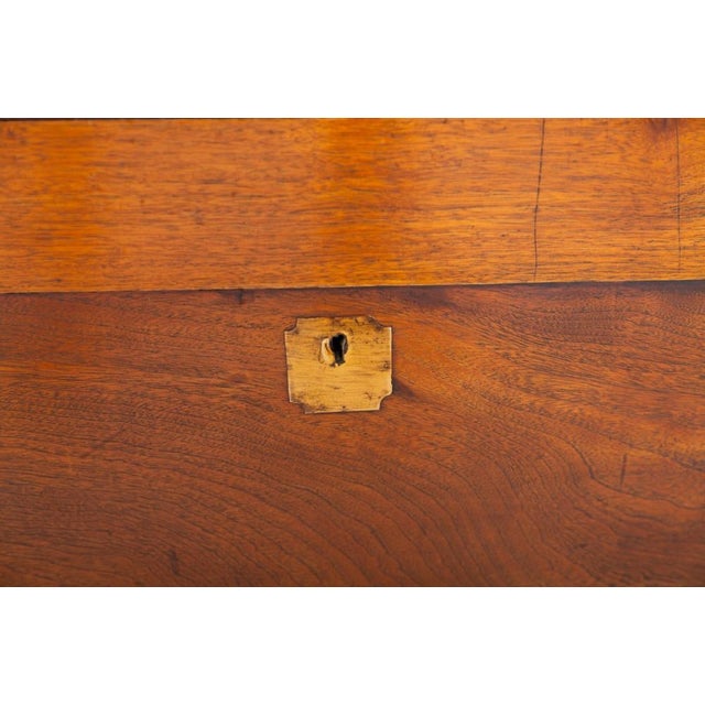 Antique Campaign Trunk Camphor Wood Military Chest, 1880 For Sale - Image 4 of 6