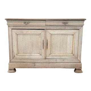 Antique 19th Century Louis Philipe Bleached Chest For Sale