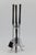 Wood Mid Century Chrome and Wood Fireplace Tools For Sale - Image 7 of 17