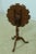 Wood Walnut Bench Made Tilt Top Candle Stand Table For Sale - Image 7 of 10
