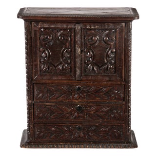 Antique Breton Model Cabinet, 1880 For Sale