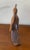 Vintage Hand-Carved Wooden Ibis Bird Sculpture on Stand For Sale - Image 4 of 6